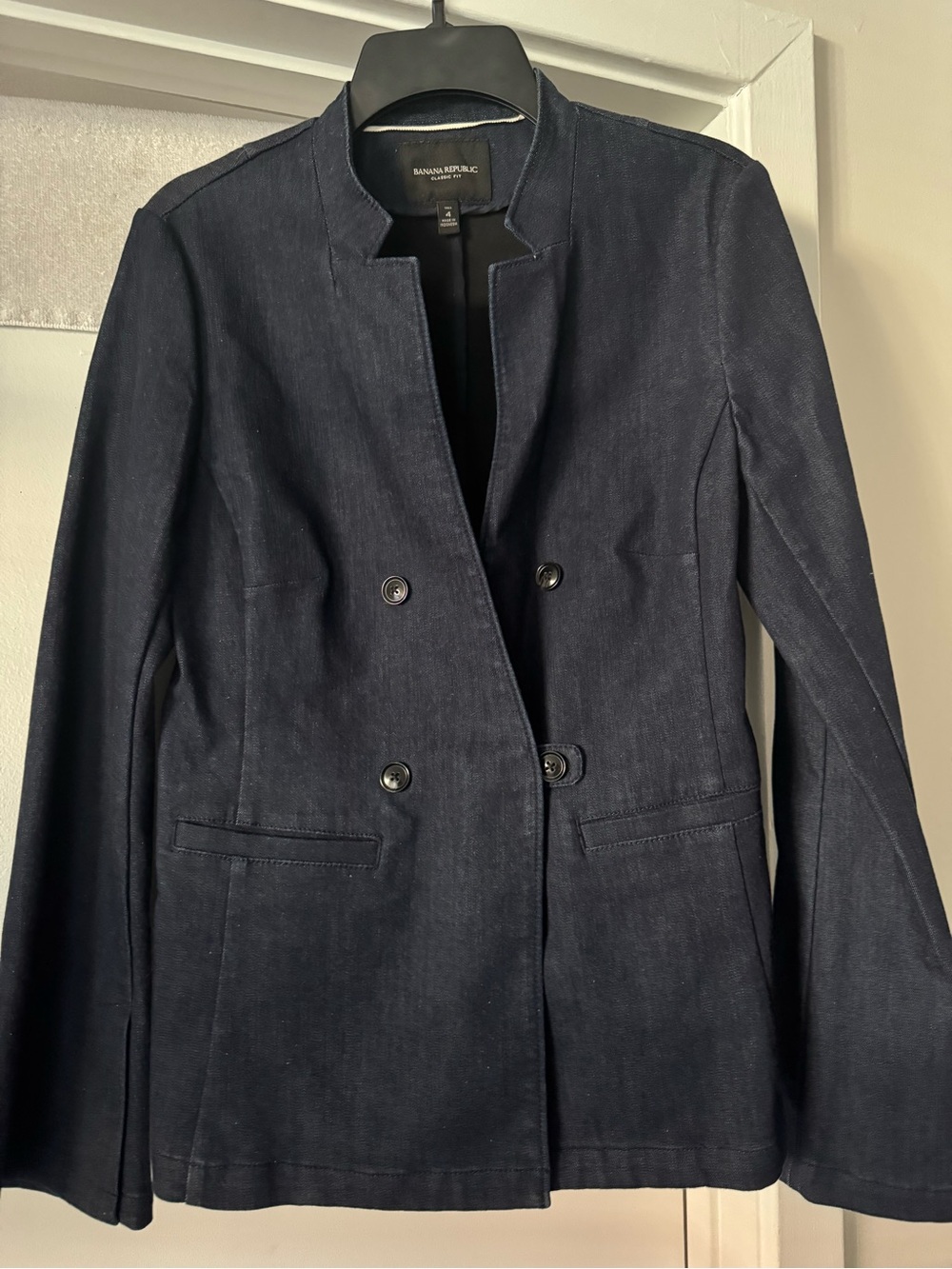 Banana Republic Dark Navy Blazer Jacket - Picture 8 of 8